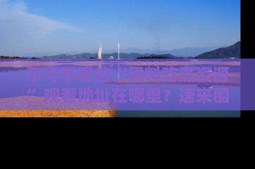 不可不看的“黑料吃瓜资源”观看地址在哪里?速来围观吧!