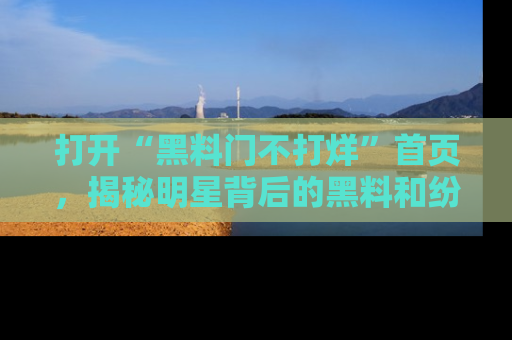 打开“黑料门不打烊”首页，揭秘明星背后的黑料和纷争真相！