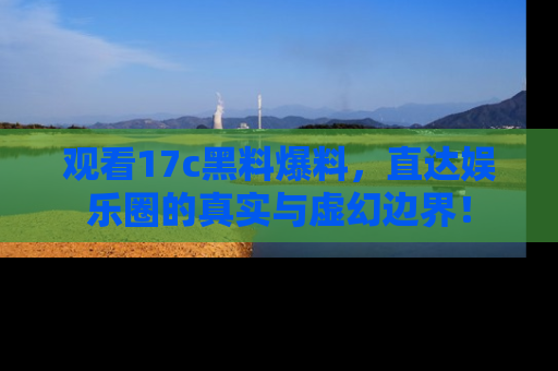 观看17c黑料爆料，直达娱乐圈的真实与虚幻边界！