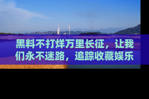 黑料不打烊万里长征，让我们永不迷路，追踪收藏娱乐爆料的乐趣！