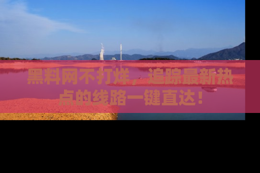 黑料网不打烊，追踪最新热点的线路一键直达！