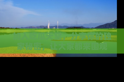 加入吃瓜天堂，分享你的独家秘密，让大家都来围观