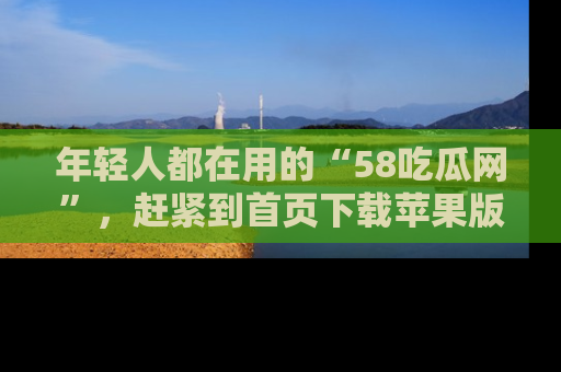 年轻人都在用的“58吃瓜网”，赶紧到首页下载苹果版吧！