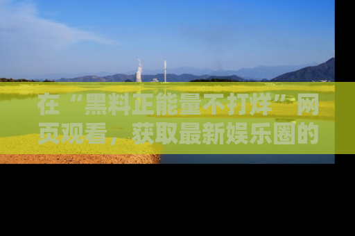 在“黑料正能量不打烊”网页观看，获取最新娱乐圈的正能量与黑料揭秘！